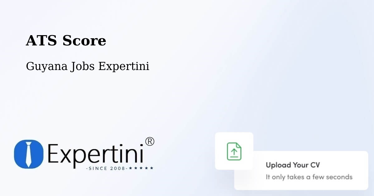 Resume ATS Score & Job Description Match Tool – Guyana - Guyana Jobs Expertini